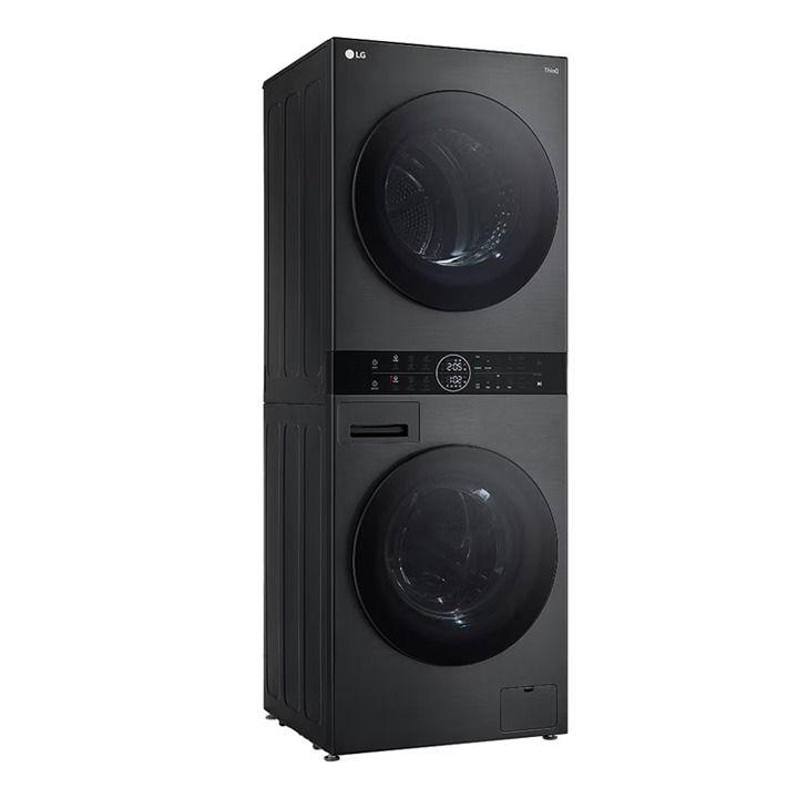 LG 12/10 Kg Wash Tower - Black Steel | W4W8BVPKZHM