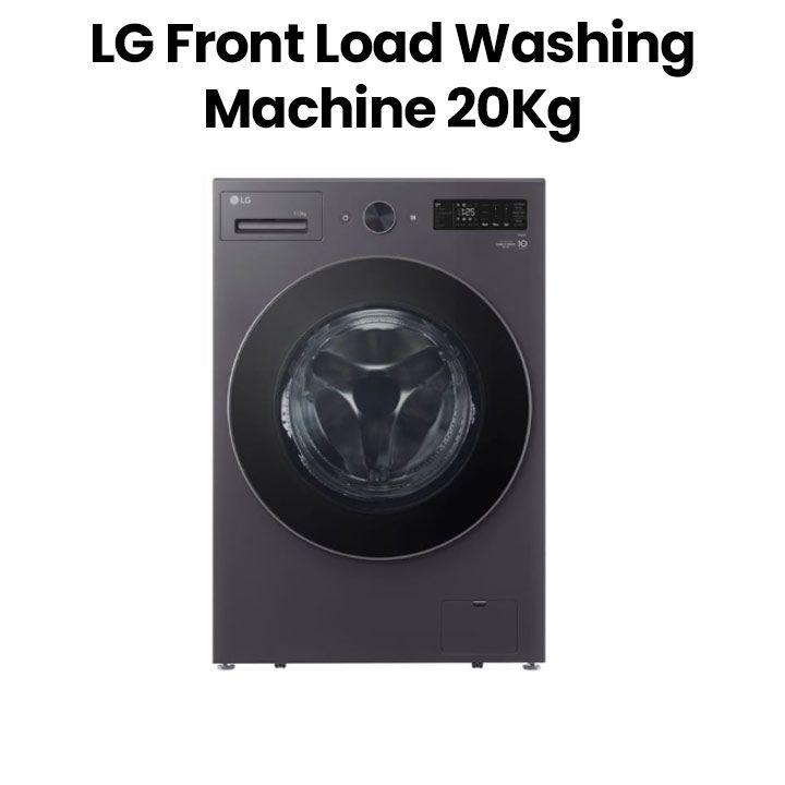 LG 20KG Front Load Washing Machine - Essence Graphite |F0Z8DYPK4 - Made in China