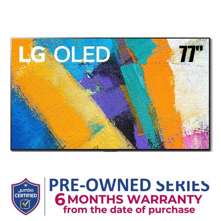 LG 77 inch Class with Gallery Design 4K Smart OLED TV w/AI ThinQ® | OLED77GX