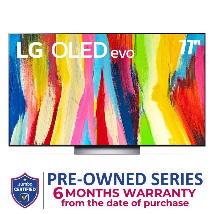 LG OLED77C26LA OLED evo TV 77 Inch C2 series, Cinema Screen Design 4K Cinema HDR webOS22 with ThinQ AI Pixel Dimming