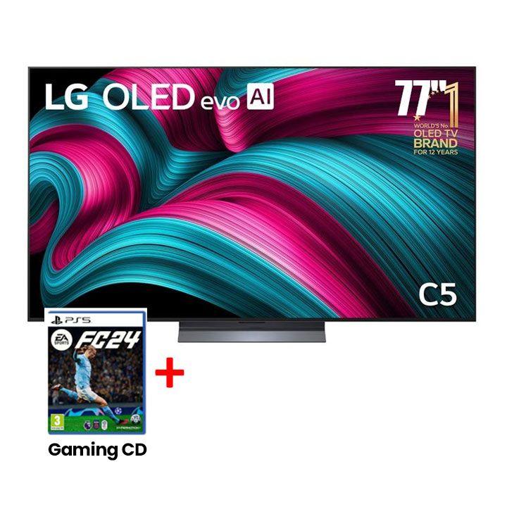 LG 77" OLED 4K Smart TV - Black | OLED77C56LA