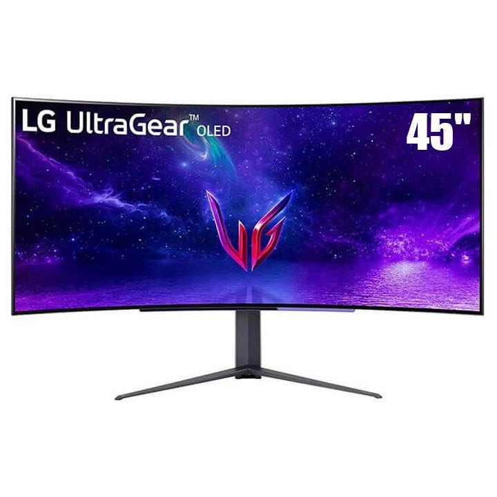 LG 45'' UltraGear OLED Curved Gaming Monitor WQHD with 240Hz Refresh Rate | 45GR95QE-B