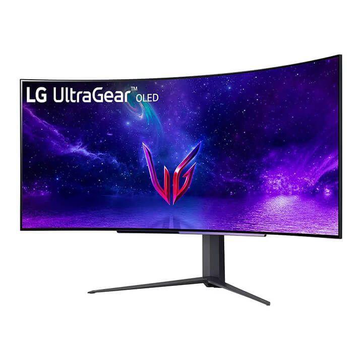LG 45'' UltraGear OLED Curved Gaming Monitor WQHD with 240Hz Refresh Rate | 45GR95QE-B