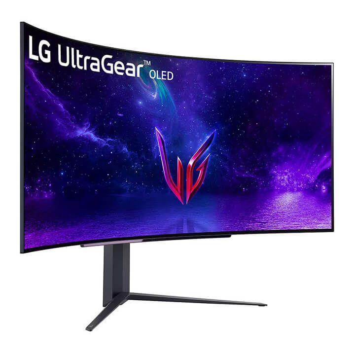 LG 45'' UltraGear OLED Curved Gaming Monitor WQHD with 240Hz Refresh Rate | 45GR95QE-B