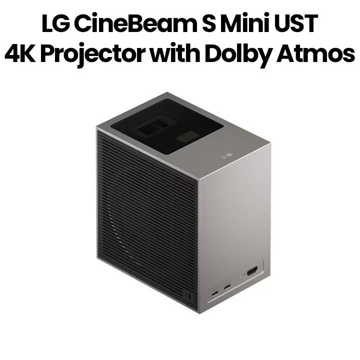LG CineBeam S Mini UST 4K Projector | White | PU615U