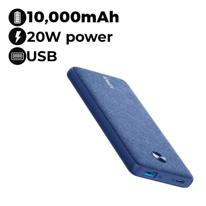 Anker PowerCore III Sense 10K Power Bank - Blue | A1248H31