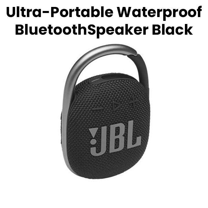 JBL CLIP 4 Ultra-Portable Waterproof Bluetooth Speaker - Black