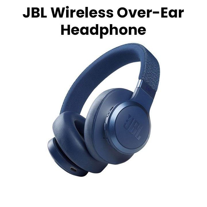 JBL Wireless Over-Ear Noise Cancelling Headphones - Blue | Live 660NC