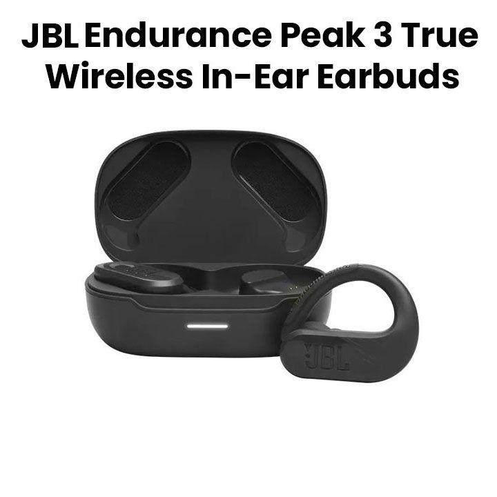 JBL Endurance Peak 3 Waterproof True Wireless In-Ear Earbuds - Black