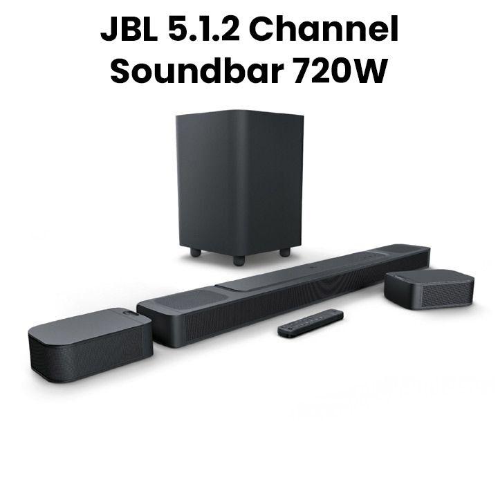 JBL BAR 800 5.1.2 Channel 720W Soundbar with Detachable Surround Speakers And Dolby Atmos®