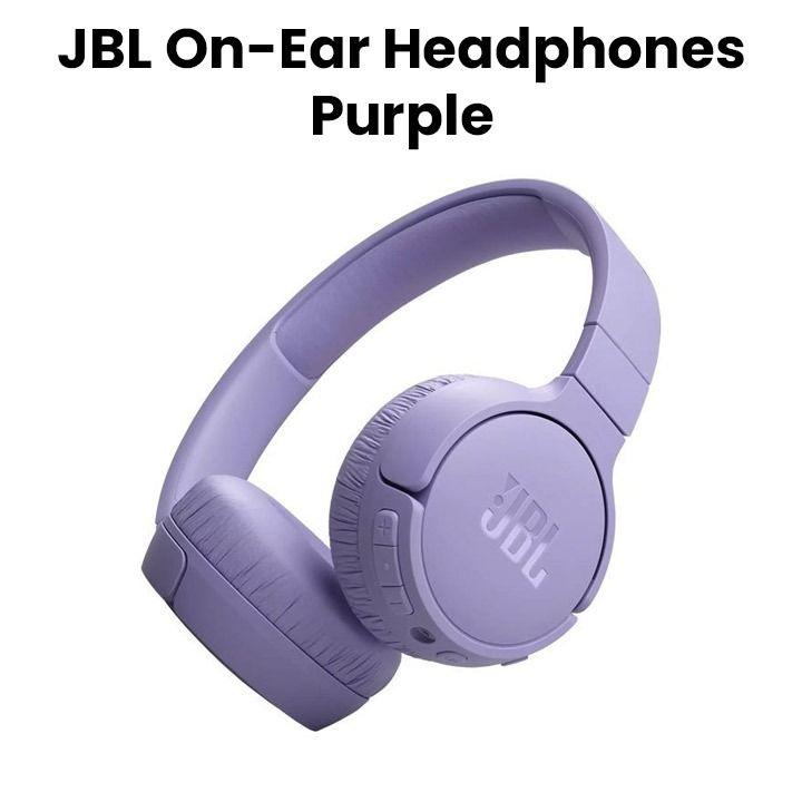 JBL Tune 670NC | Adaptive On-Ear Noise Cancelling Headphone with Smart Ambient - Purple