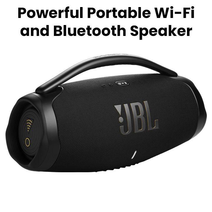JBL Boombox 3 Wi-Fi |Powerful Portable Wi-Fi and Bluetooth Speaker - Black