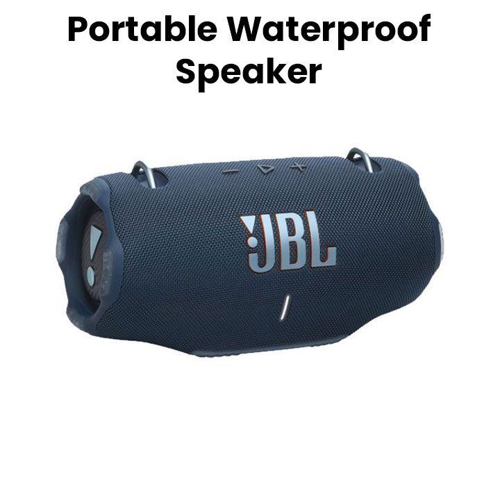 JBL Xtreme 4 Portable Waterproof Speaker with Massive JBL Pro Sound and a convenient shoulder strap - Blue