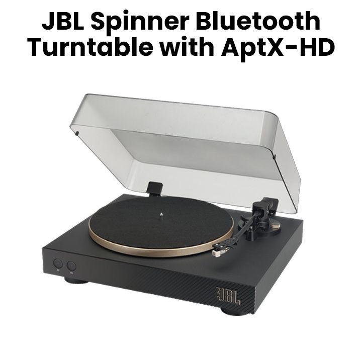 JBL Spinner BT Bluetooth Turntable - Black/Gold | SPINNERBT