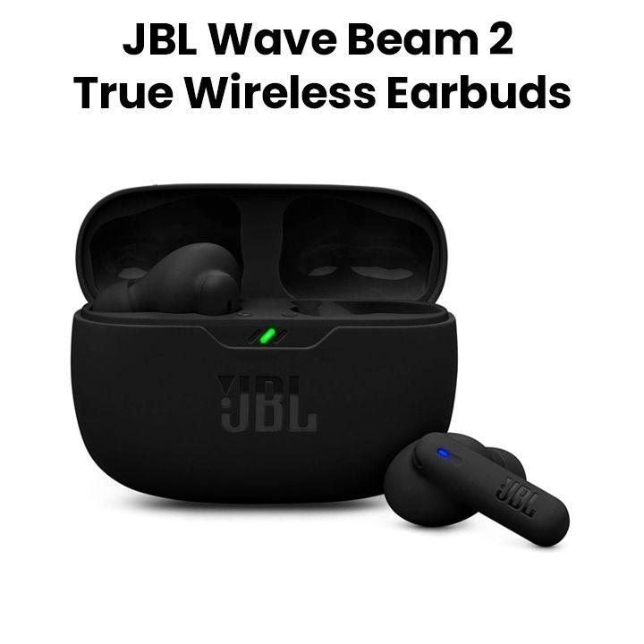JBL Wave Beam 2 True Wireless Noise Cancelling Earbuds - Black | WAVEBEAM2