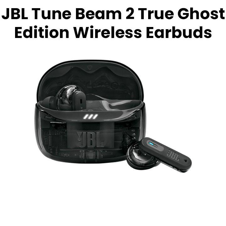JBL Tune Beam 2 True Wireless Noise Cancelling Earbuds Ghost Edition - Black | TUNEBEAM2