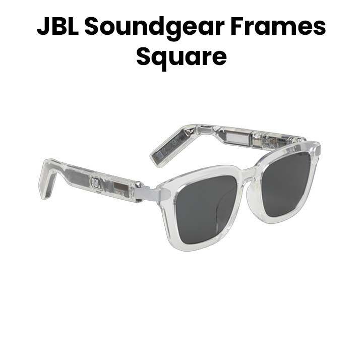 JBL Sound Gear Frames Square Greyish Audio Glasses Black | JBLSOUNDGEARFRAMES-S ONX