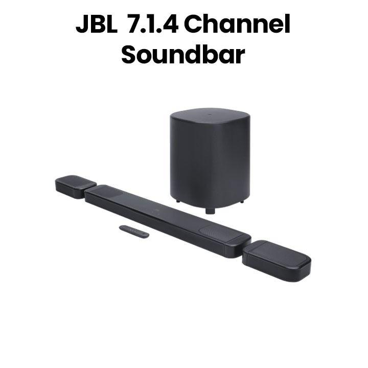 JBL 7.1.4 Channel Soundbar System with Detachable Surround Speakers, Dolby Atmos & DTS:X – Black | JBLBAR1000MK2
