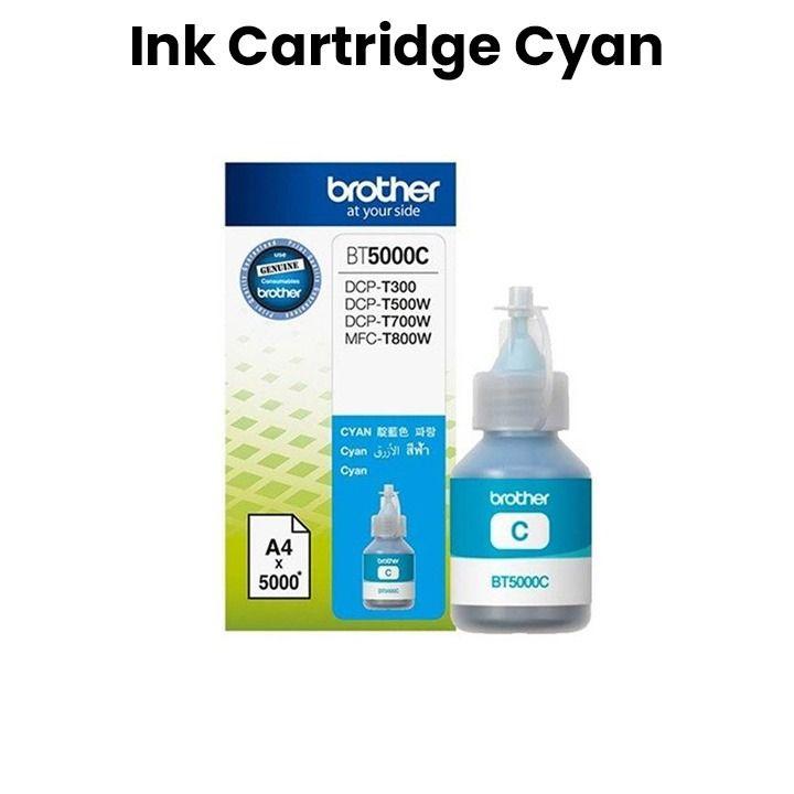 Genuine Brother Ink Cartridge - Cyan | BT5000C