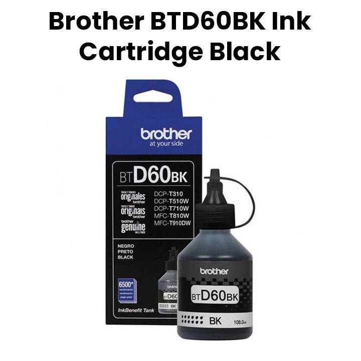 Genuine Brother Ink Cartridge - Black | BTD60BK