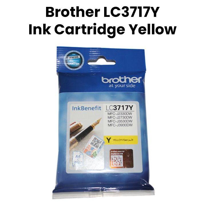 Genuine Brother Ink Cartridge - Yellow | LC3717Y