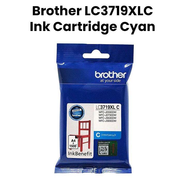 Genuine Brother Ink Cartridge - Cyan | LC3719XLC
