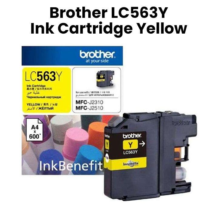 Genuine Brother LC563Y Ink Cartridge - Yellow