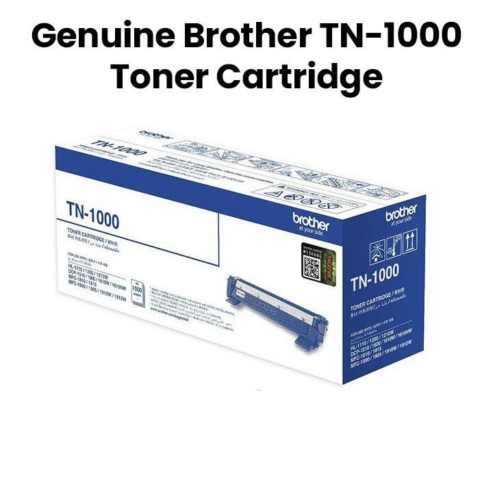 Genuine Brother TN-1000 Toner Cartridge - Black