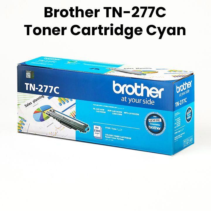 Genuine Brother Toner Cartridge - Cyan | TN-277C