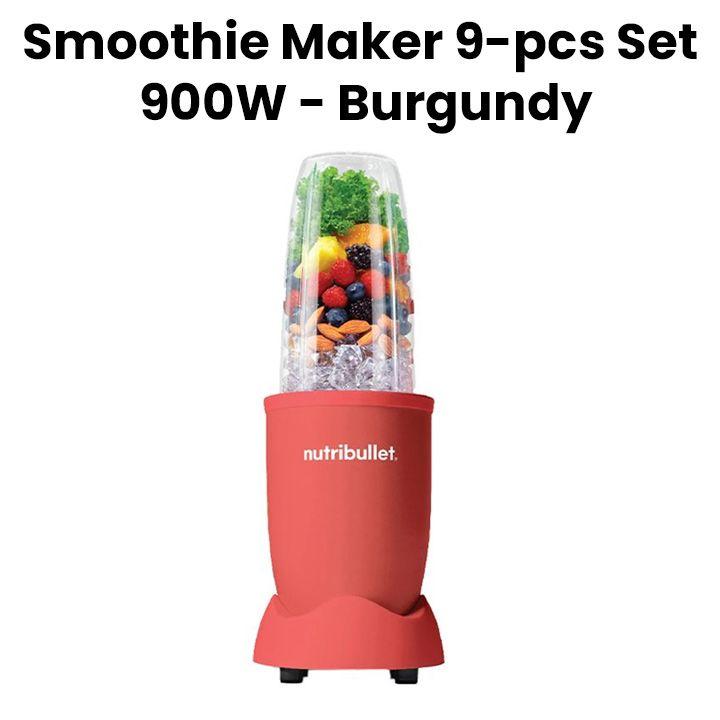 Buy Nutribullet Smoothie Maker 9-pcs Set 900W Burgundy NB9
