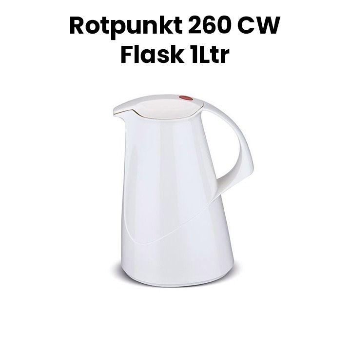 Rotpunkt 1 LTR Vacuum Flask - Classic White|R260 CW