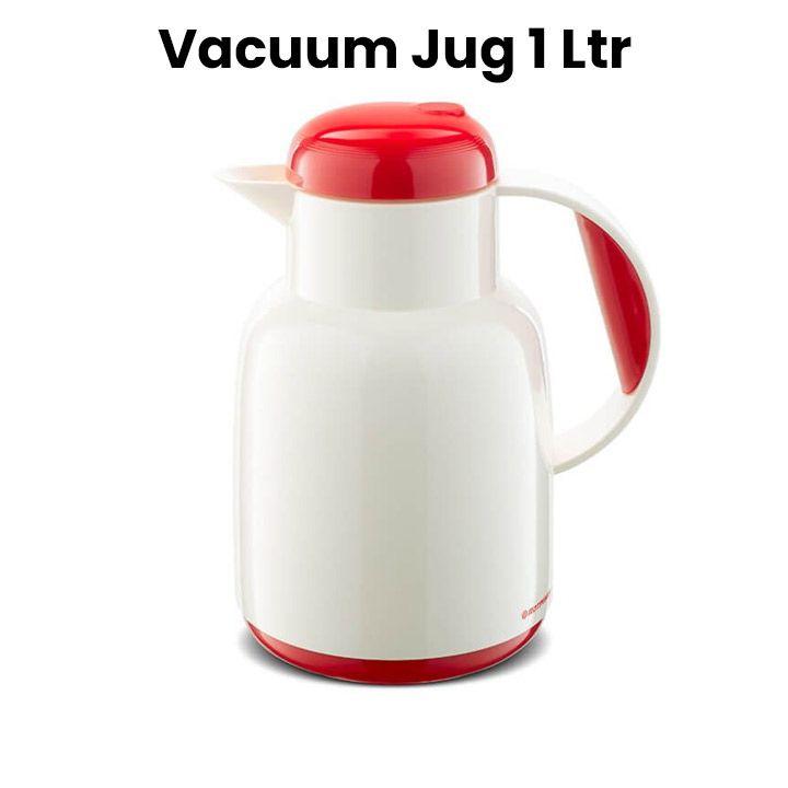 Rotpunkt 1 Ltr Vacuum Jug - White/Cayenne | R970