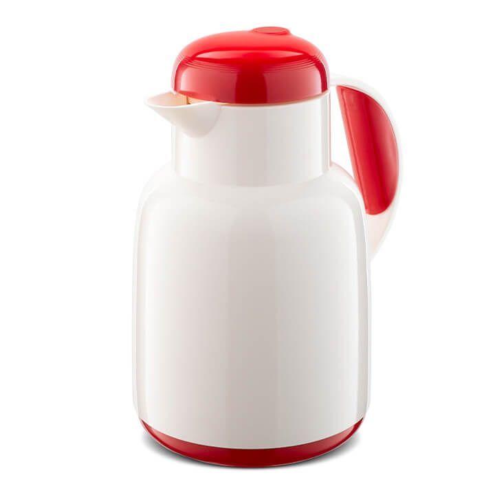 Rotpunkt 1 Ltr Vacuum Jug - White/Cayenne | R970