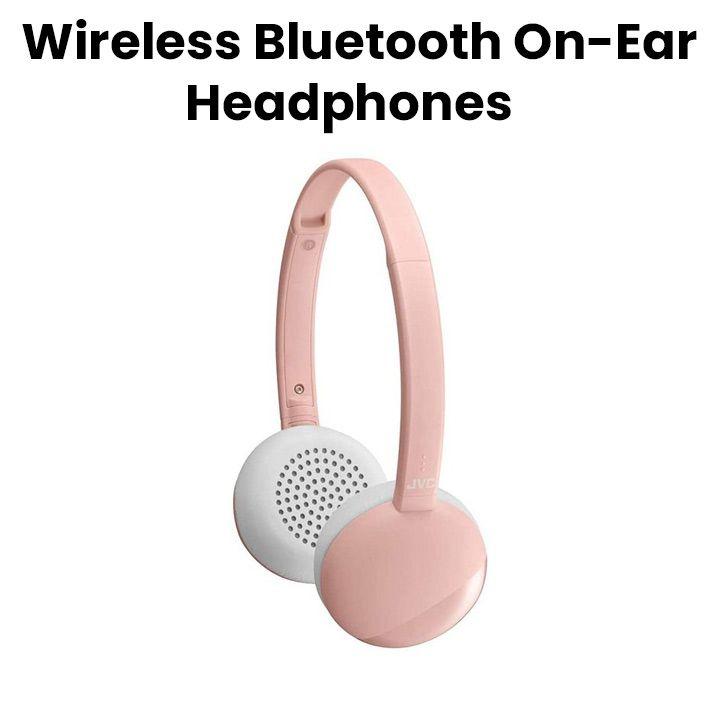 Buy JVC Wireless Bluetooth On-Ear Headphones (HA-S22W-P-U) Pink