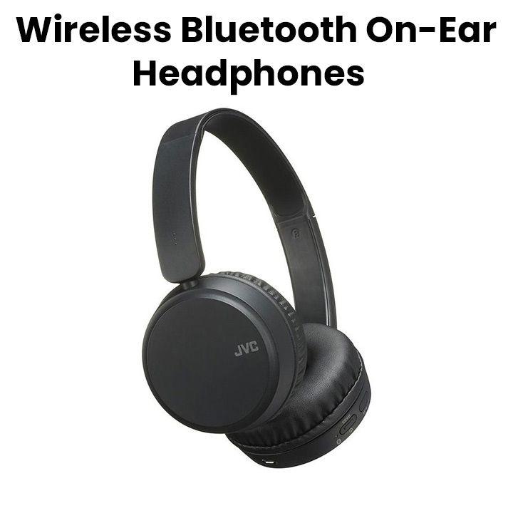 JVC Wireless Bluetooth On-Ear Headphones - Black | HA-S35BT-B-UX