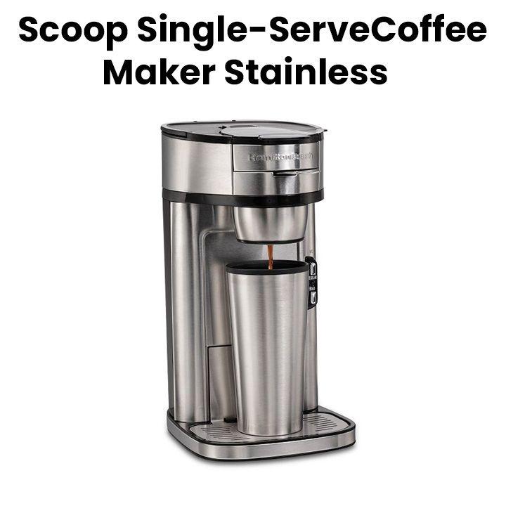 Hamilton Beach The Scoop® Single-Serve Coffee Maker Stainless | 49981-SAU