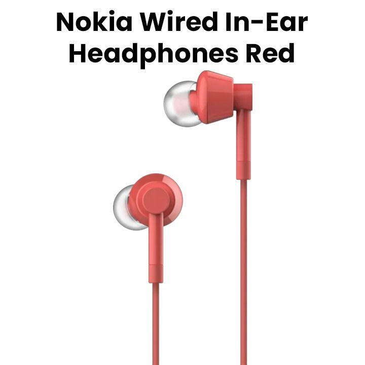 Nokia Wired In-Ear Headphones - Red | WB 101
