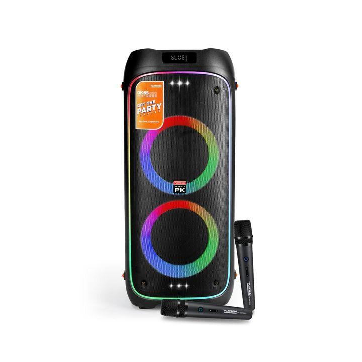 Platinum DK65 Duo Built-In Karaoke Party Jukebox Speaker