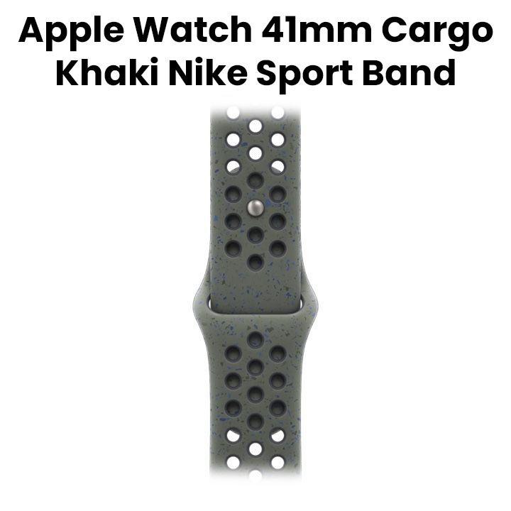 Buy Apple Watch 41MM Nike Sport Band S/M-Zml Cargo Khaki| Muuv3Zm