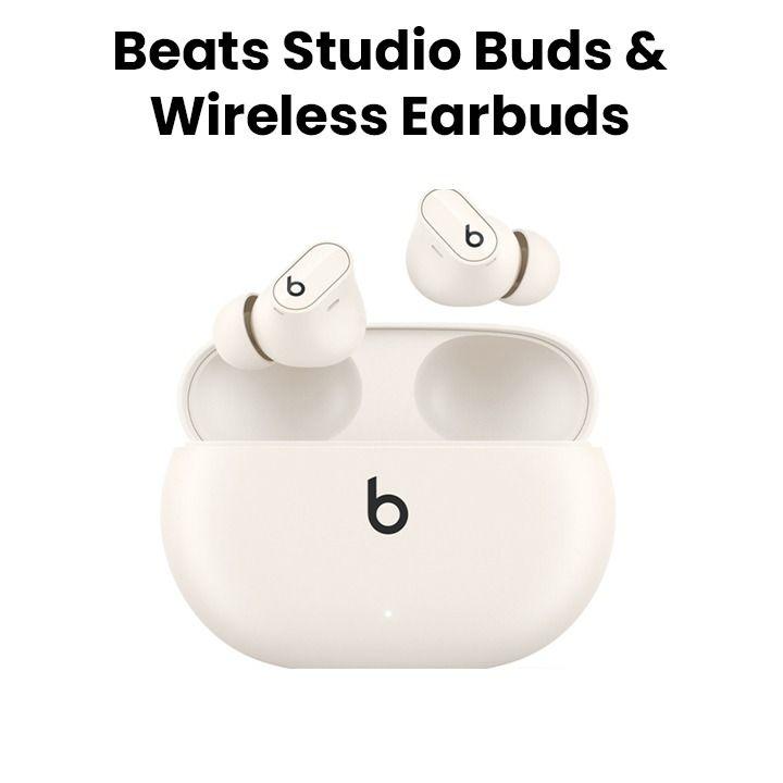 Beats Studio Buds+ True Wireless Noise Cancelling Earbuds - Ivory | MQLJ3AE/A
