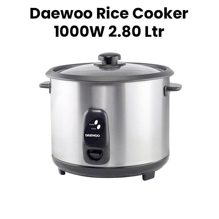 Daewoo Rice Cooker 2.8L Stainless Steel | DRC 9536