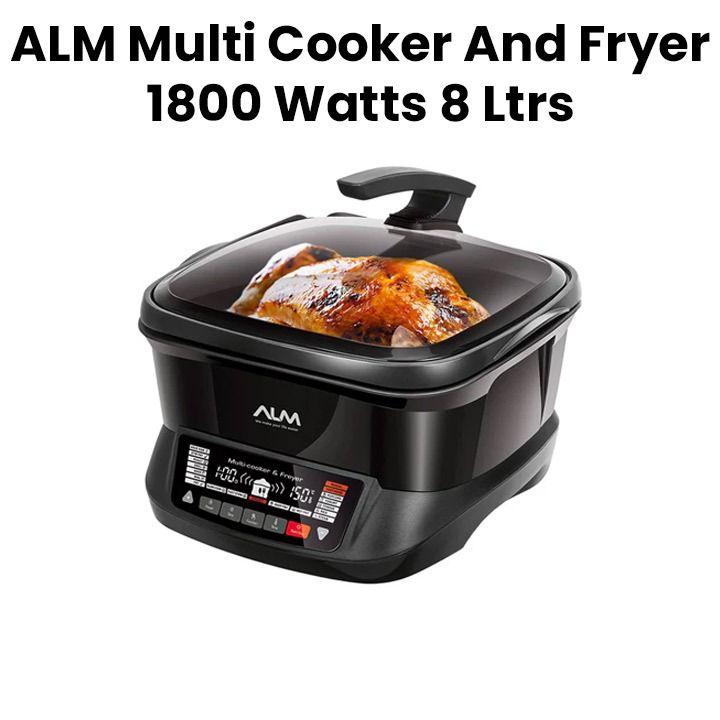 ALM Multi Cooker and Fryer 8L 1800W - Black | F18