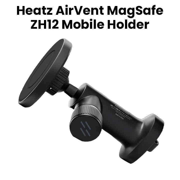 Heatz Magnetic Air Vent Car Phone Holder - Black | ZH12