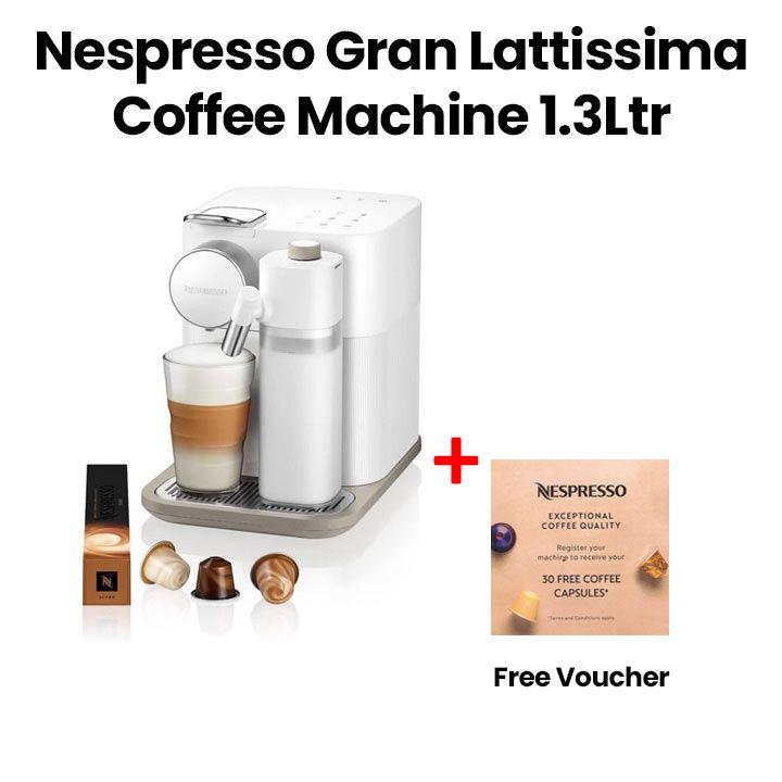Nespresso Gran Lattissima Coffee Machine - White | F541-ME-WH-NE