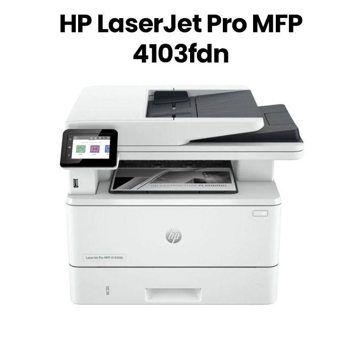 HP LaserJet Pro MFP 4103FDN Printer: Print, Copy, Scan, Fax |2Z628A