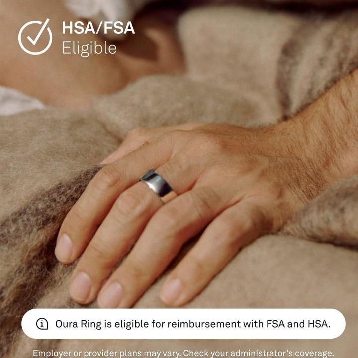 Oura Ring 4 Smart Ring Health & Activity Tracker Size 6 | Silver | JZ90-54217-06