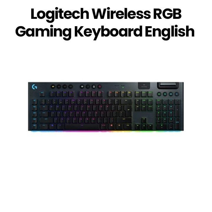 Logitech G915 Lightspeed Wireless RGB Mechanical English Gaming Keyboard Black | 920-008910
