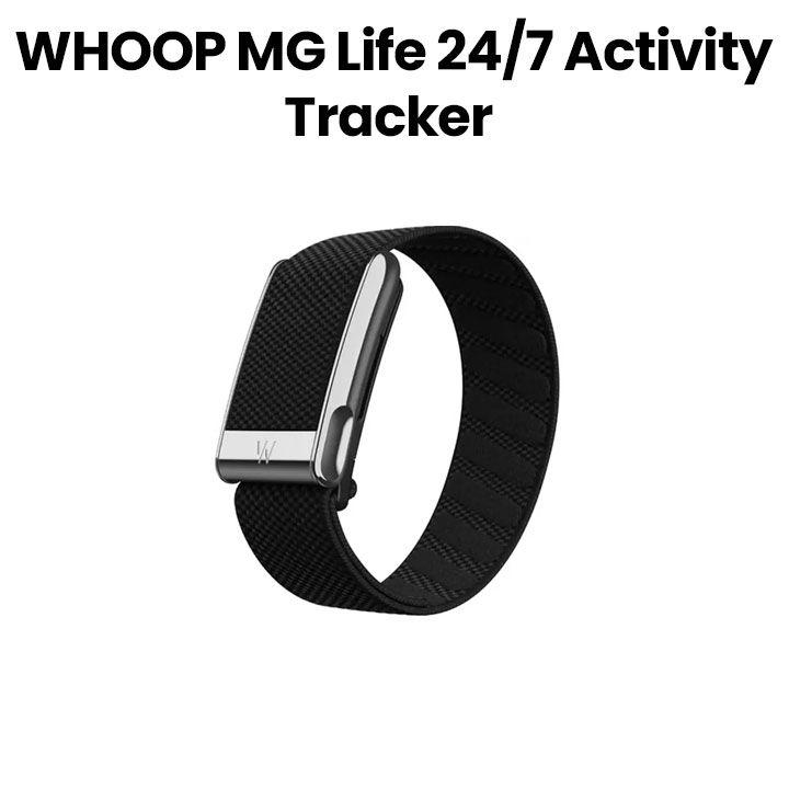 WHOOP MG Life 24/7 Activity Tracker with 12-Month Membership – Obsidian/Titanium | 973-002-000