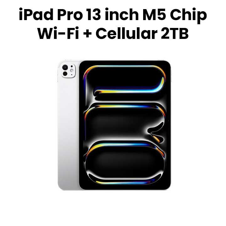 Apple iPad Pro 13" Wi-Fi + Cellular 2TB Standard Glass | Silver | ME8K4AB/A