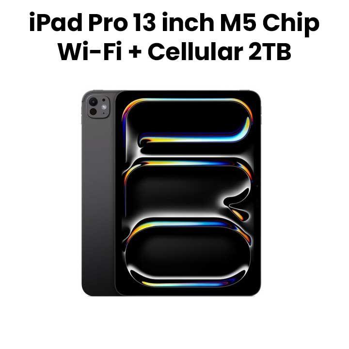 Apple iPad Pro 13" Wi-Fi + Cellular 2TB Nano-Texture Glass | Space Black | ME8M4AB/A